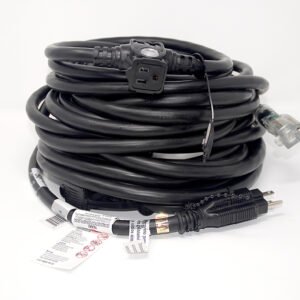 32-Foot 12/3 Multi-Conductor Power Cord with Cold Weather Resilience